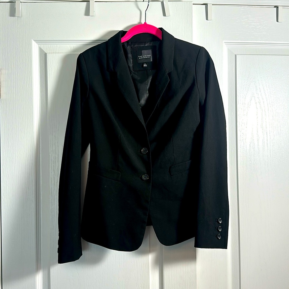 The Limited size 2 suit jacket - black with striped lining. EUC smoke free home